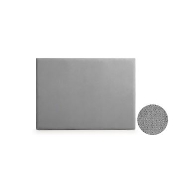 Cabeceira Estofada Moonia Neus Aqualine | 130 X 120 X 5 cm | Cinza Claro - 1