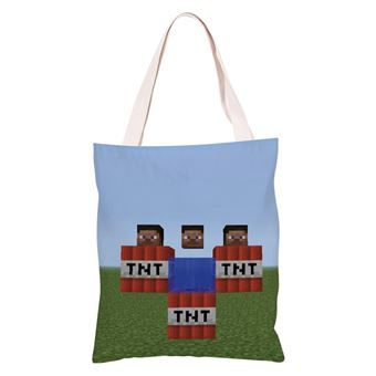 Saco de Compras de Lona HSMY Minecraft 11 - 1