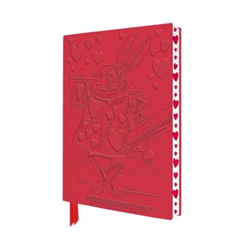 Alice In Wonderland White Rabbit Artisan Art Notebook Flame Tree Journals By Flame Tree Publishing - 1