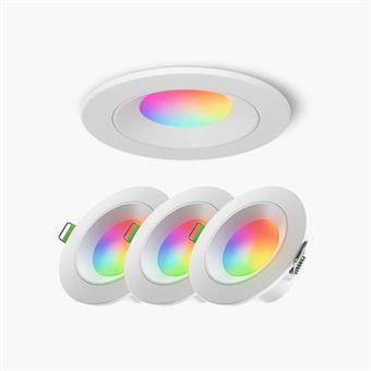 Foco Embutir Nanoleaf | 3" 4x matter wifi - 1