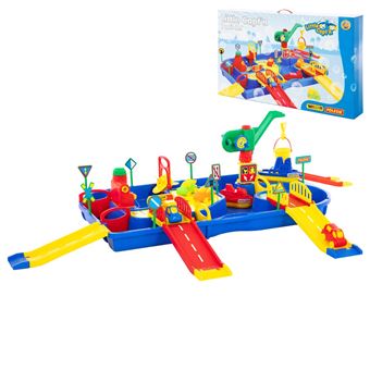 Conjunto Sistema Aquático com Rampas Polesie Wader | 9 Peças | 152x92x35 cm | PP - 1