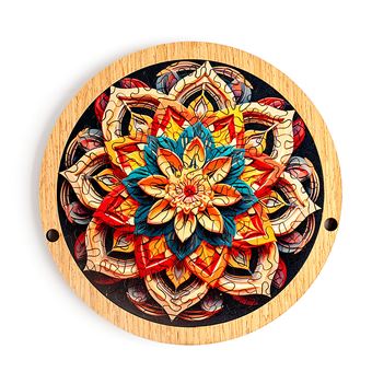 Quebra-cabeça moldura DAM | madeira | Flor - 1