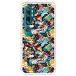 Capa Tpu Hapdey para Xiaomi Mi Note 10 - Note 10 Pro - Cc9 Pro | Design Padrão de Constelação | Galáxia 5 - Transparente