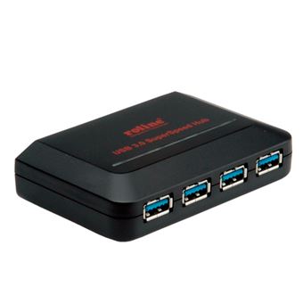 Hub de Interface ROLINE USB 3.0 Hub, 4 Ports, with Power Supply - 1
