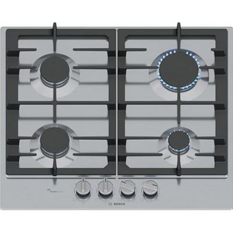 Placa a Gás Bosch Serie 6 PCP6A5I90 | 58.2 cm | 4 Zonas | Aço inoxidável - 1