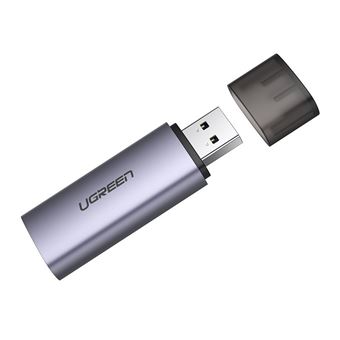 Leitor de Cartões 2 em 1 USB 3.0 Ugreen- Cinza - 1