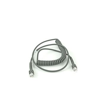 Cabo de Extensão Zebra Motorola CABLE RS232 6IN COILED ROHS COMPLIANT | Cinzento - 1