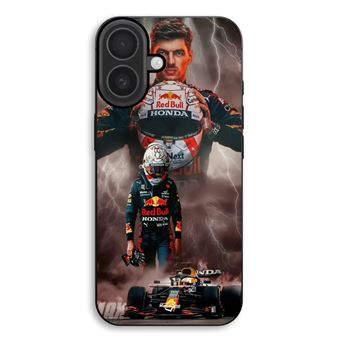 Capa Maniacase para iPhone 17 | Verstappen Relâmpago Fórmula 1 Capacete F1 - 1
