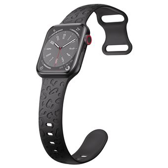 Bracelete Desportiva Arzopa® para Apple Watch Series 8/7/6/5/4/3/2/SE | 42mm/44mm/45 mm | Estampagem de Leopardo | Preto - 1