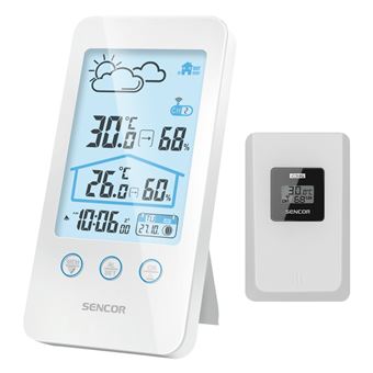 Estação Meteorológica Digital Sencor SWS 3000 W | Branco - 1