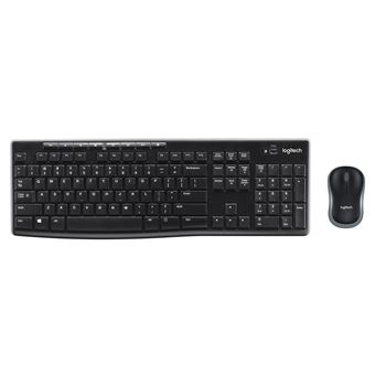 Teclado Wireless + Rato Logitech Wireless Combo MK270 | Idioma: Eslovaco | Preto - 1
