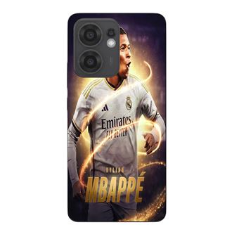 Capa Maniacase para Oppo Reno 13F | Kylian Mbappe Real Madrid Wallpaper - 1