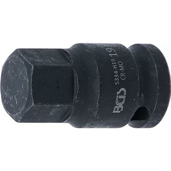 Adaptador e Extensão de Chave Inglesa BGS technic Impact Bit Socket - 1