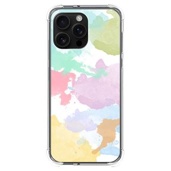 Capa de silicone TUMUNDOSMARTPHONE anti-choque para iPhone 16 Pro Max (6.9) | Design aquarela 11 - 1