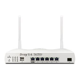 Router de Mesa Draytek Vigor 2866AX: Gfast Modem-Firewall | Cinzento - 1