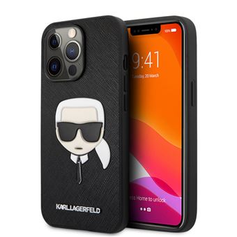 Capa Karl Lagerfeld para iPhone 13 Pro |Capa rígida preta - 1