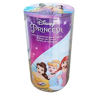 Disney - Mini Tubo Histórias Para Colorir - Princesas - 1