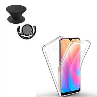 Kit Capa 3x1 360° Impact Protection com PopSocket e Suporte Preto | Impact Protection Phonecare para Xiaomi Redmi 8A - 1