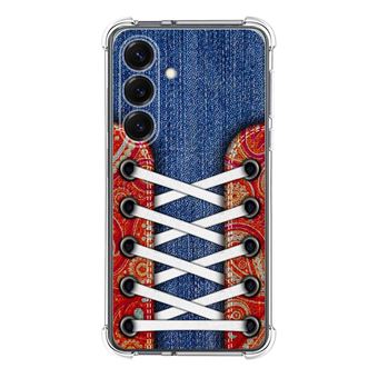 Capa TUMUNDOSMARTPHONE de silicone à prova de choque para Samsung Galaxy S25 5G Sneakers Design 11 Desenhos - 1