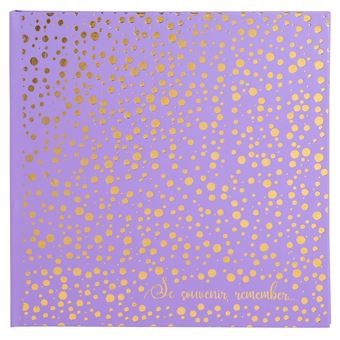 Álbum de Fotografias Exacompta Plum | Dourado, Roxo - 1