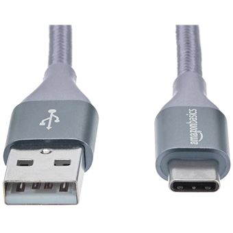 Cabo Usb AmazonBasics UTC-C-A-2.0-10FT-GRY | Cinzento - 1