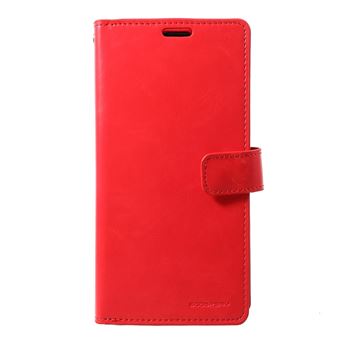 Capa Magunivers PU diário mansoor vermelho para Samsung Galaxy S10