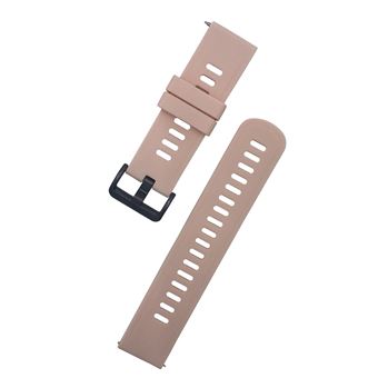 Bracelete de Silicone HSMY Simples para Amazfit GTS - Rosa Claro - 1