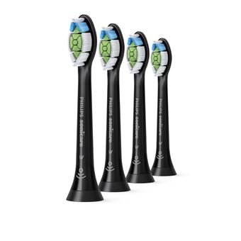 Philips HX6064/11 cabeça de escova de dentes 4 peça(s) Preto