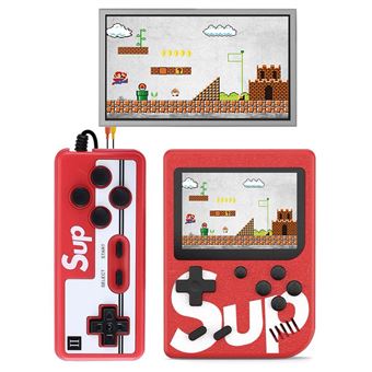 Consola de Videojogos Retro DAM com Ecrã e 400 Jogos Incluídos | Inclui Controlo Remoto | 2 Pessoas - Vermelho. - 1