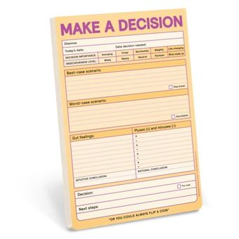 Knock Knock Make A Decision Pad Pastel Version By Knock Knock - 1