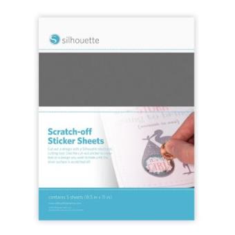 papel para impressão Silhouette   MEDIA-SCRATCH-SVR - 1
