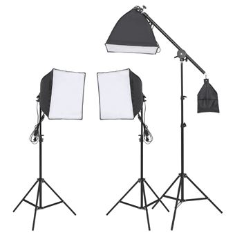 Conjunto de iluminação para estúdio com tripé e softbox vidaXL - 1