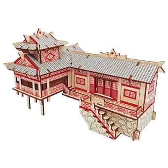 Puzzle 3D HSMY de 67 Peças XE-G025H - Xiangxi Diaojiaolou - 1