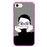 Capa Hapdey para iPhone 7 - 8 Design Mulher Pop Art em Silicone Flexível e TPU Cor-de-Rosa_0