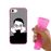 Capa Hapdey para iPhone 7 - 8 Design Mulher Pop Art em Silicone Flexível e TPU Cor-de-Rosa_3
