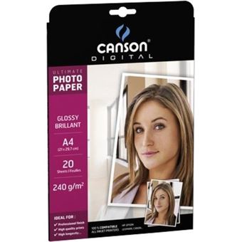 Canson Ultimate papel fotográfico Branco Brilho - 1