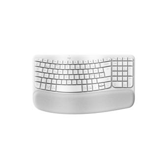 Teclado Wireless Logitech 920-012299 | Idioma: Nórdico | Branco - 1