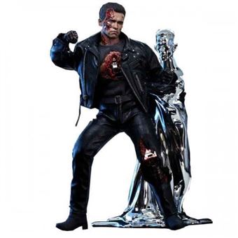 Figura Hot Toys DX13 - Terminator 2 : Judgment Day - T800 Battle Damaged Version Deluxe Version - 1