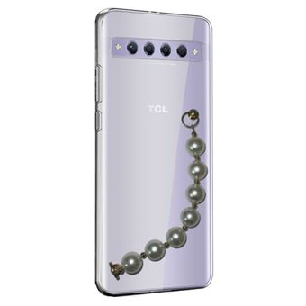 Capa Cristal com Suporte Antiimpacto Pérola para Tcl 10 Plus - 1