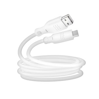Cabo Ecológico Just Green Micro-USB | 2.1A | 2m - Branco - 1