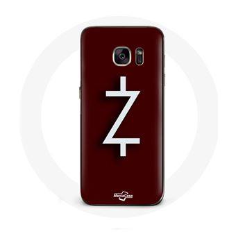 Capa Maniacase para Samsung Galaxy S6 Ozark Temporada 4 Logotipo Z Branco Fundo Vermelho - 1