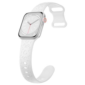 Bracelete Desportiva Arzopa® para Apple Watch Series 8/7/6/5/4/3/2/SE | 42mm/44mm/45 mm | Estampagem de Leopardo | Branco - 1