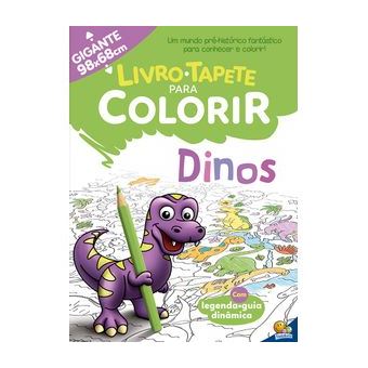 Livro-Tapete para Colorir: Dinos - 1