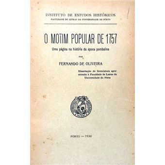 O motim popular de 1757. - 1
