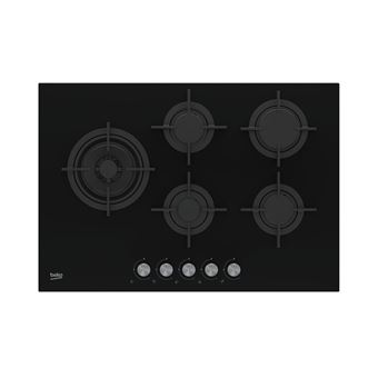 Placa a Gás Beko HILL 75222 S | 75 cm | 5 Zonas | Preto - 1