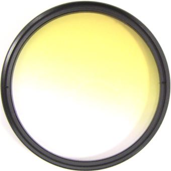 Filtro de Fotografia BeMatik para Lente de 72mm Amarelo Gradual - 1