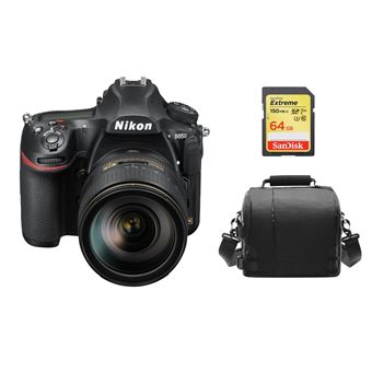 Kit Nikon D850 AF-S 24-120MM F4G ED VR + 64GB SD Card + Camera Bag - 1