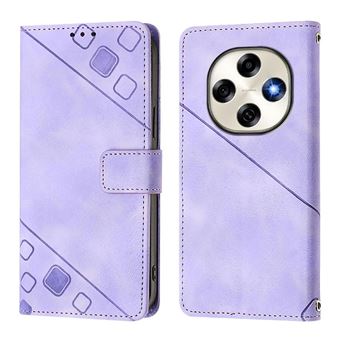 Capa ZURSANA para Oppo A6 Pro | Flip | Couro PU | À Prova de Choque | Suporte Dobrável | Fecho Magnético | Roxo - 1