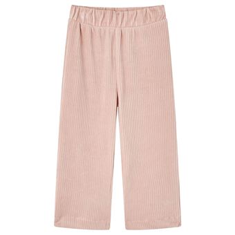 Calças para criança | vidaXL | bombazina rosa-claro 104 | 3 a 4 anos - 1