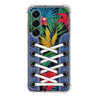 Capa TUMUNDOSMARTPHONE de silicone à prova de choque para Samsung Galaxy S25 5G Sneakers Design 12 Desenhos - 1